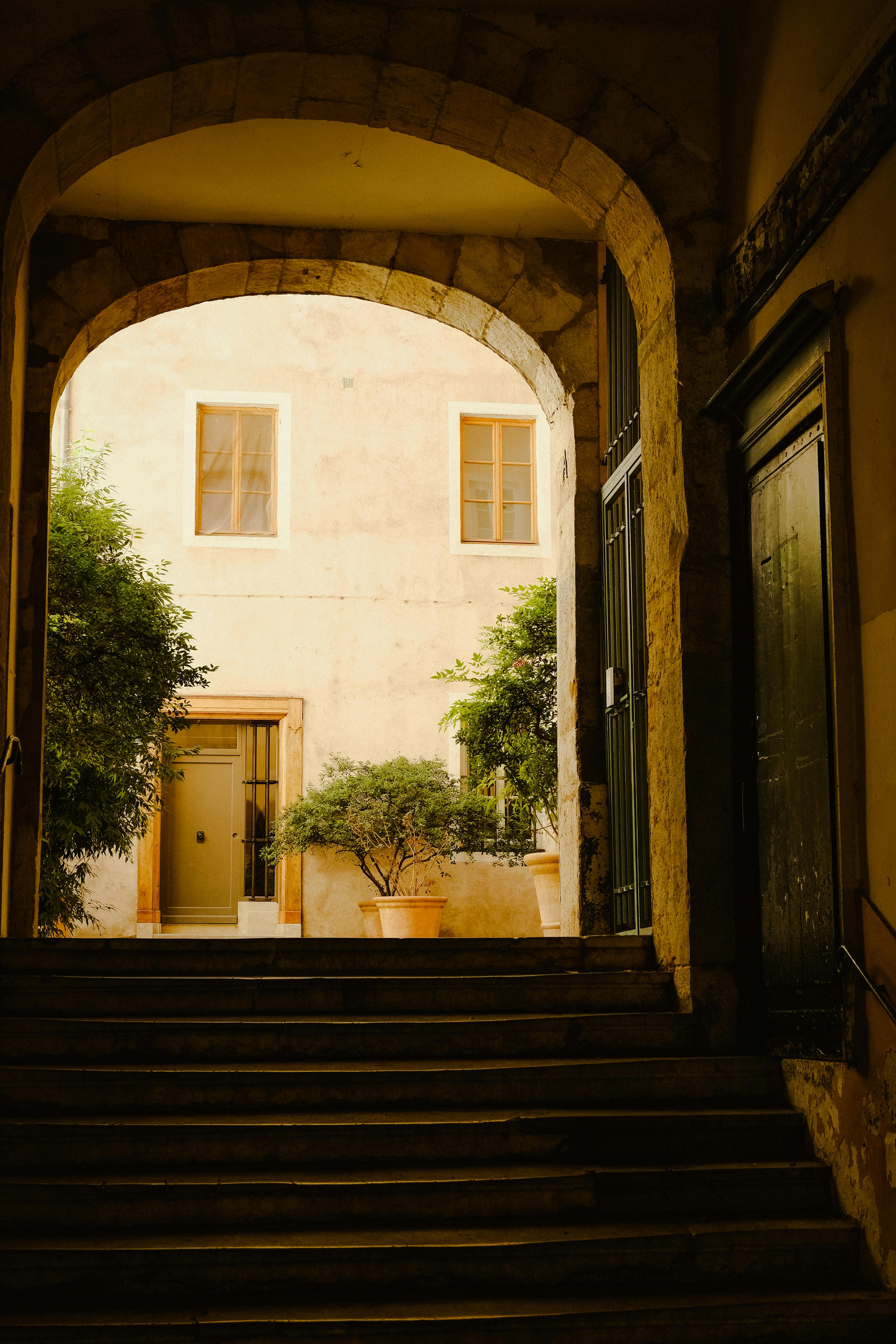 Passage voûté